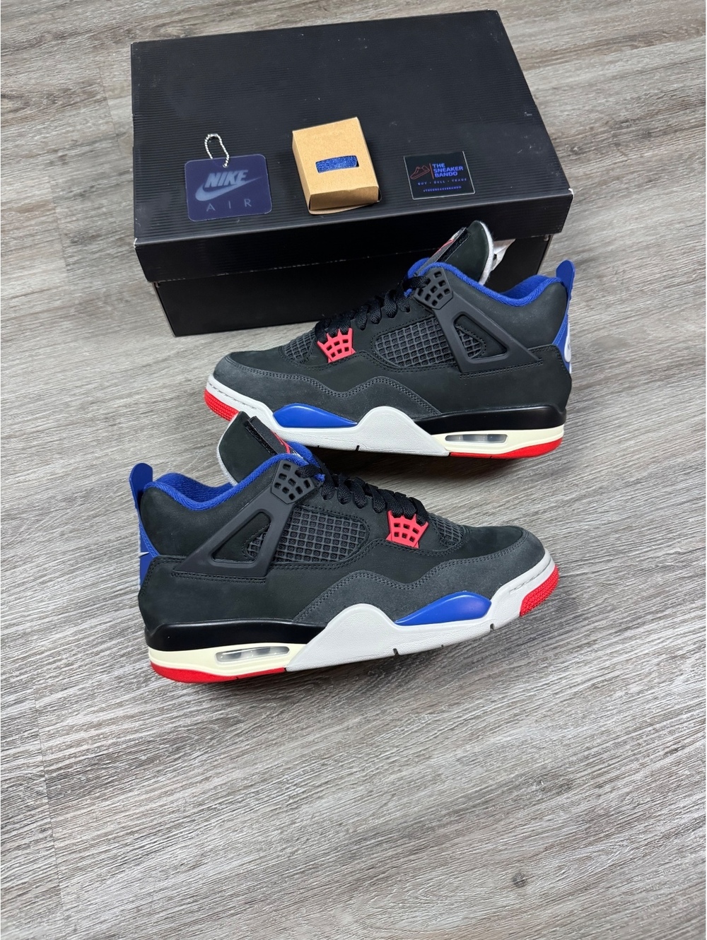 Size 10 - Jordan 4 Retro Rare Air White Lettering